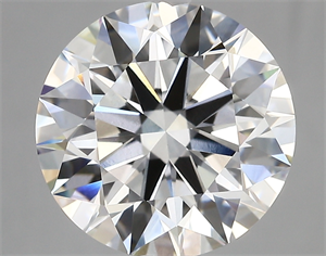 Picture of Lab Created Diamond 5.02 Carats, Round with ideal Cut, E Color, vvs2 Clarity and Certified by IGI