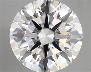 Picture of Lab Created Diamond 5.02 Carats, Round with ideal Cut, E Color, vvs2 Clarity and Certified by IGI