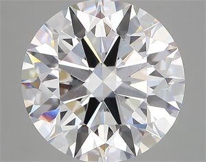 Picture of Lab Created Diamond 5.02 Carats, Round with ideal Cut, D Color, vs1 Clarity and Certified by IGI