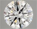 Lab Created Diamond 5.02 Carats, Round with excellent Cut, G Color, vvs2 Clarity and Certified by IGI