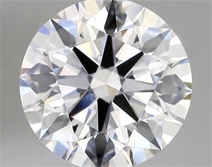 Picture of Lab Created Diamond 5.01 Carats, Round with ideal Cut, D Color, vvs2 Clarity and Certified by IGI