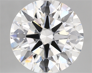 Picture of Lab Created Diamond 5.01 Carats, Round with ideal Cut, D Color, vvs2 Clarity and Certified by IGI
