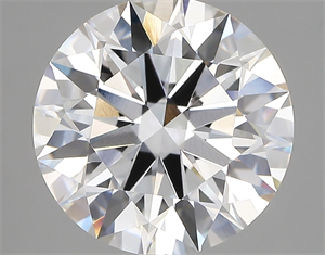 Picture of Lab Created Diamond 5.01 Carats, Round with ideal Cut, D Color, vvs2 Clarity and Certified by IGI
