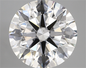Picture of Lab Created Diamond 5.01 Carats, Round with ideal Cut, D Color, vs2 Clarity and Certified by IGI