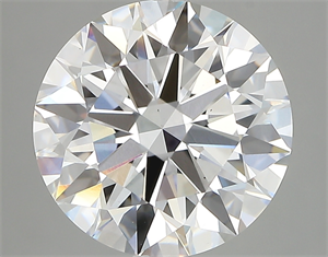 Picture of Lab Created Diamond 5.00 Carats, Round with ideal Cut, D Color, vs1 Clarity and Certified by IGI