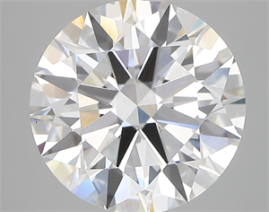 Picture of Lab Created Diamond 4.99 Carats, Round with ideal Cut, D Color, vs1 Clarity and Certified by IGI