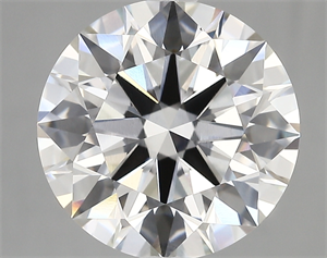 Picture of Lab Created Diamond 4.91 Carats, Round with ideal Cut, D Color, vs1 Clarity and Certified by IGI