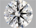 Lab Created Diamond 4.87 Carats, Round with ideal Cut, E Color, vvs2 Clarity and Certified by IGI