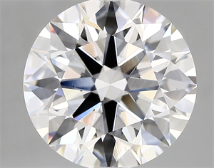Picture of Lab Created Diamond 4.80 Carats, Round with ideal Cut, D Color, vs1 Clarity and Certified by IGI