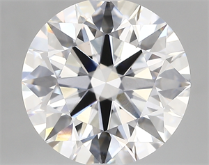 Picture of Lab Created Diamond 4.74 Carats, Round with ideal Cut, D Color, vs1 Clarity and Certified by IGI