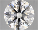 Lab Created Diamond 4.71 Carats, Round with ideal Cut, D Color, vvs2 Clarity and Certified by IGI
