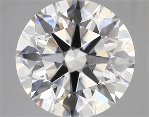 Picture of Lab Created Diamond 4.71 Carats, Round with ideal Cut, D Color, vvs2 Clarity and Certified by IGI