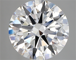 Picture of Lab Created Diamond 4.70 Carats, Round with ideal Cut, E Color, vvs2 Clarity and Certified by IGI
