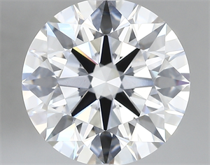 Picture of Lab Created Diamond 4.69 Carats, Round with ideal Cut, D Color, vs1 Clarity and Certified by IGI