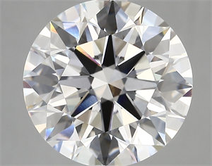Picture of Lab Created Diamond 4.66 Carats, Round with ideal Cut, D Color, vvs2 Clarity and Certified by IGI