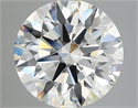 Lab Created Diamond 4.66 Carats, Round with ideal Cut, E Color, vs1 Clarity and Certified by IGI