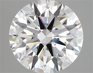 Picture of Lab Created Diamond 4.61 Carats, Round with ideal Cut, D Color, vs1 Clarity and Certified by IGI