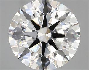 Picture of Lab Created Diamond 4.59 Carats, Round with ideal Cut, F Color, vvs1 Clarity and Certified by IGI