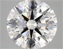 Lab Created Diamond 4.59 Carats, Round with ideal Cut, D Color, vs1 Clarity and Certified by IGI