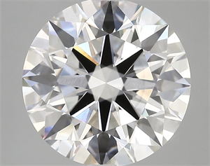 Picture of Lab Created Diamond 4.59 Carats, Round with ideal Cut, D Color, vs1 Clarity and Certified by IGI