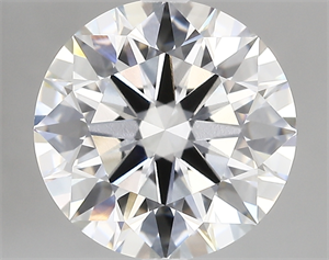 Picture of Lab Created Diamond 4.56 Carats, Round with ideal Cut, E Color, vvs1 Clarity and Certified by IGI