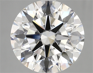Picture of Lab Created Diamond 4.54 Carats, Round with ideal Cut, D Color, vvs2 Clarity and Certified by IGI