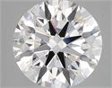 Lab Created Diamond 4.45 Carats, Round with ideal Cut, D Color, vs1 Clarity and Certified by IGI