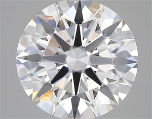 Picture of Lab Created Diamond 4.43 Carats, Round with ideal Cut, D Color, vs1 Clarity and Certified by IGI