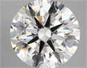 Lab Created Diamond 4.43 Carats, Round with ideal Cut, F Color, vvs1 Clarity and Certified by IGI