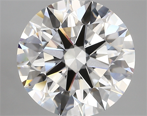 Picture of Lab Created Diamond 4.43 Carats, Round with ideal Cut, F Color, vvs1 Clarity and Certified by IGI