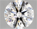 Lab Created Diamond 4.41 Carats, Round with ideal Cut, D Color, vs1 Clarity and Certified by IGI