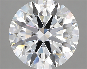 Picture of Lab Created Diamond 4.35 Carats, Round with ideal Cut, D Color, vvs2 Clarity and Certified by IGI