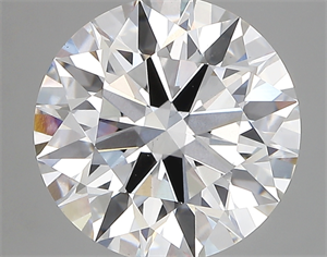 Picture of Lab Created Diamond 4.27 Carats, Round with ideal Cut, D Color, vs1 Clarity and Certified by IGI