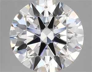 Picture of Lab Created Diamond 4.18 Carats, Round with ideal Cut, D Color, vs2 Clarity and Certified by IGI