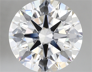 Picture of Lab Created Diamond 4.15 Carats, Round with ideal Cut, D Color, vs1 Clarity and Certified by IGI