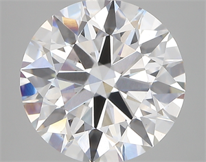 Picture of Lab Created Diamond 4.13 Carats, Round with ideal Cut, D Color, vs1 Clarity and Certified by IGI