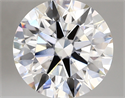 Lab Created Diamond 4.09 Carats, Round with ideal Cut, D Color, vvs2 Clarity and Certified by IGI