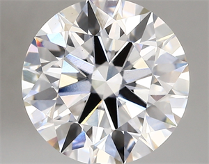 Picture of Lab Created Diamond 4.09 Carats, Round with ideal Cut, D Color, vvs2 Clarity and Certified by IGI