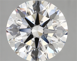 Picture of Lab Created Diamond 4.05 Carats, Round with ideal Cut, D Color, vvs2 Clarity and Certified by IGI