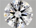 Lab Created Diamond 4.03 Carats, Round with excellent Cut, D Color, vvs2 Clarity and Certified by IGI
