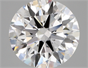 Lab Created Diamond 3.45 Carats, Round with ideal Cut, E Color, vs1 Clarity and Certified by IGI