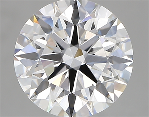 Picture of Lab Created Diamond 3.24 Carats, Round with ideal Cut, D Color, vs1 Clarity and Certified by IGI
