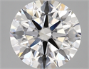 Lab Created Diamond 3.18 Carats, Round with ideal Cut, D Color, vs1 Clarity and Certified by IGI
