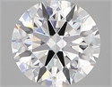 Del inventario de diamantes de laboratorio, 3.17 quilates, Redondo , Color D, claridad vvs2 y certificado IGI