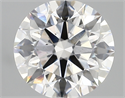 Lab Created Diamond 3.15 Carats, Round with ideal Cut, D Color, vs2 Clarity and Certified by IGI
