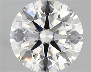 Picture of Lab Created Diamond 3.15 Carats, Round with ideal Cut, D Color, vs2 Clarity and Certified by IGI