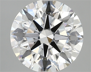 Picture of Lab Created Diamond 3.06 Carats, Round with ideal Cut, D Color, vs1 Clarity and Certified by IGI