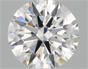 Del inventario de diamantes de laboratorio, 2.88 quilates, Redondo , Color F, claridad vvs2 y certificado IGI