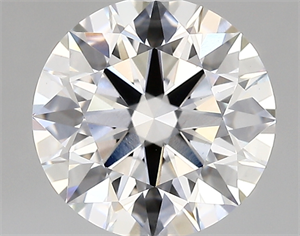 Picture of Lab Created Diamond 2.86 Carats, Round with ideal Cut, D Color, vs1 Clarity and Certified by IGI
