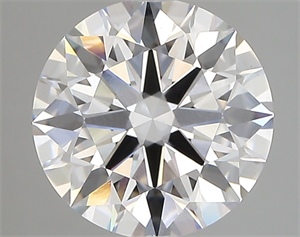 Picture of Lab Created Diamond 2.86 Carats, Round with ideal Cut, D Color, vs1 Clarity and Certified by IGI
